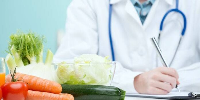 médico recomenda vegetais para prostatite