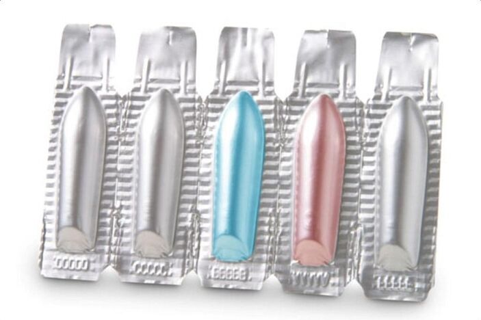 supositórios retais para o tratamento da prostatite